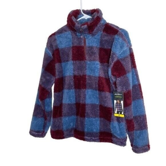 EDDIE Bauer Quest Plush Fleece 1/2-Zip - Print Size Small - Picture 5 of 13